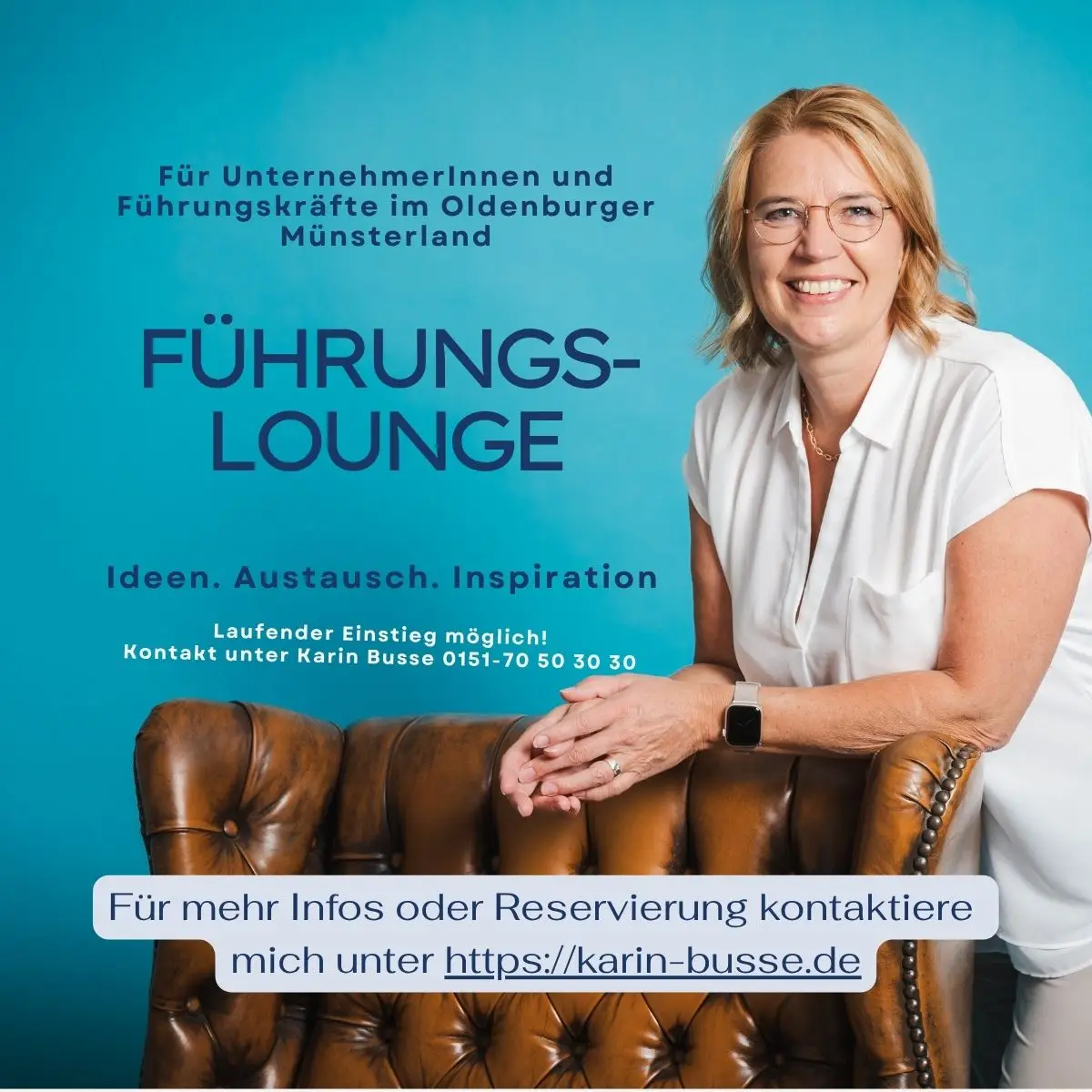 Mehr über den Artikel erfahren Führungslounge – laufender Einstieg möglich